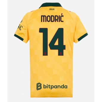 Billige Fotballdrakt AC Milan Luka Modric #14 Replika Tredjedrakt Dame 2025-26 Kortermet